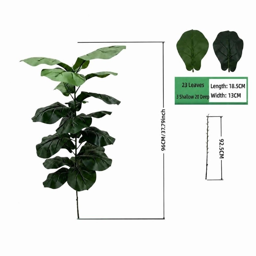Ficus Lyrata Tree - 15.09.2023 Искусственные листья фикуса лирата, большой