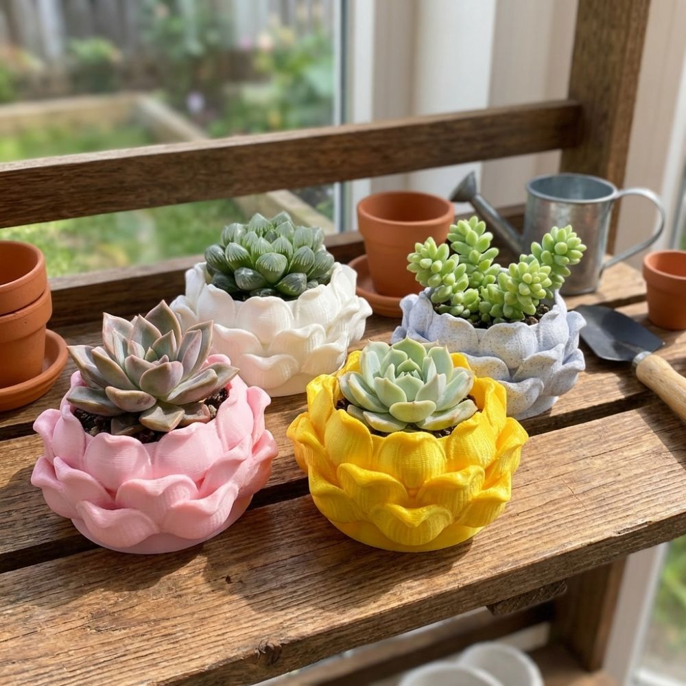 Кашпо для суккулентов в форме  – обзор и цена Echeveria Succulent